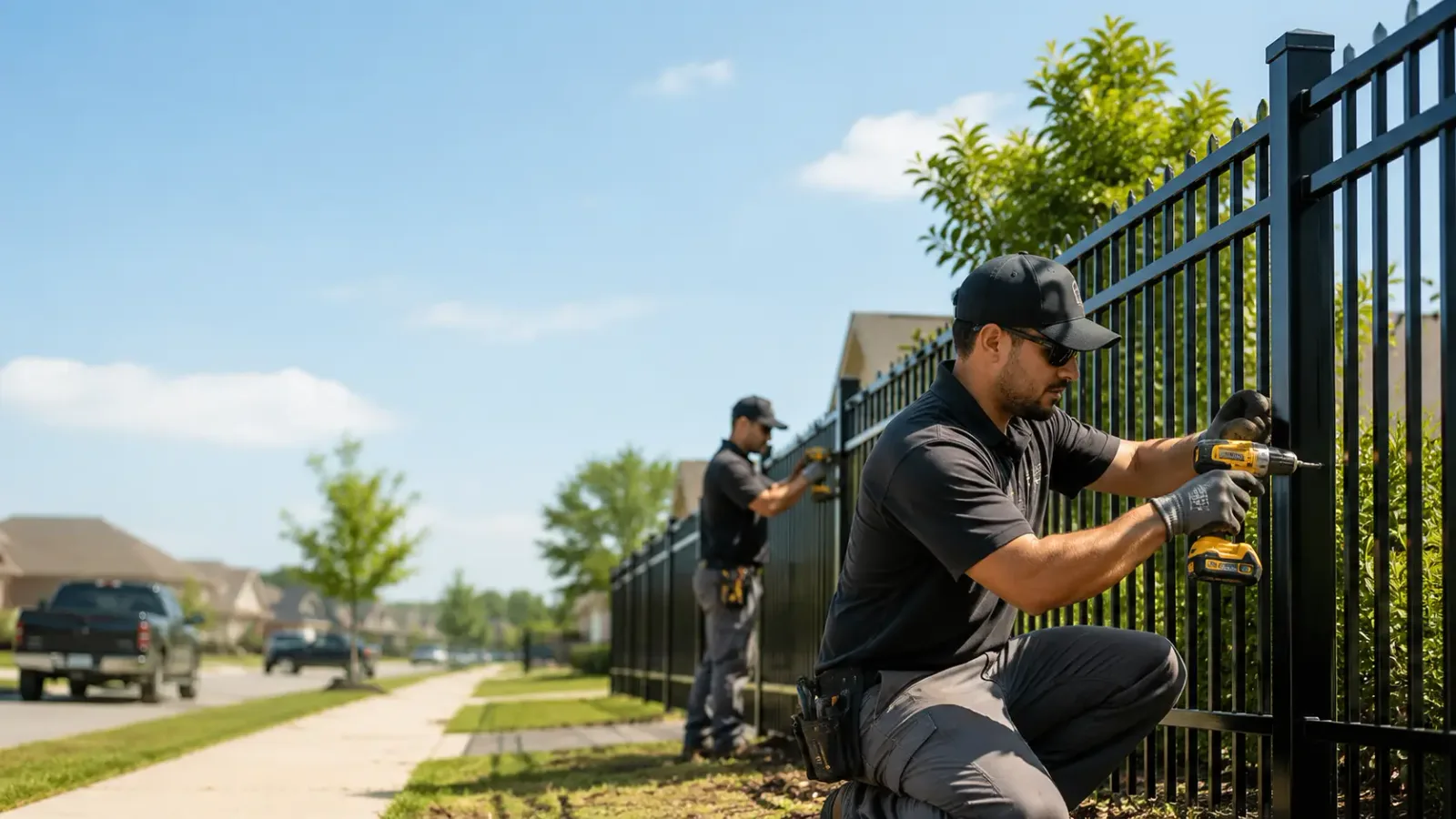Metal Fence Installation in Saint Rose, LA